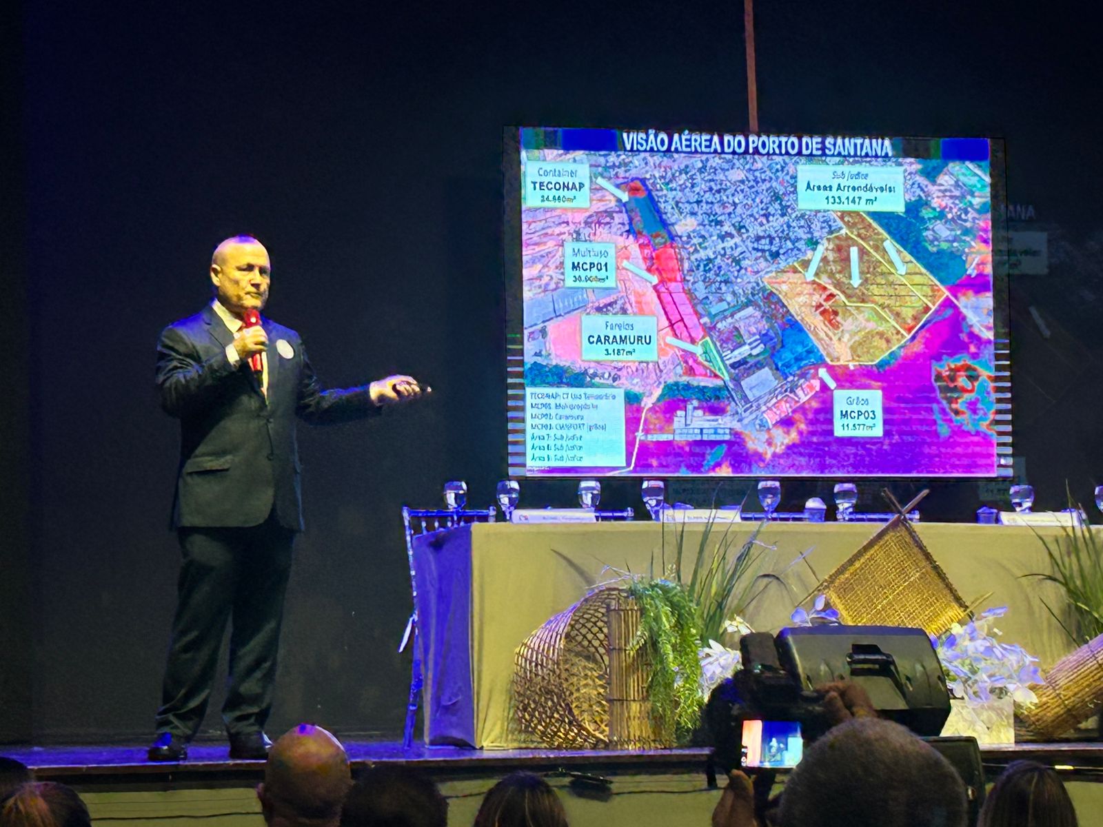 Prefeito Bala Rocha e Edival Tork (CDSA) participam do 1º Congresso Portuário e Aduaneiro no Amapá 