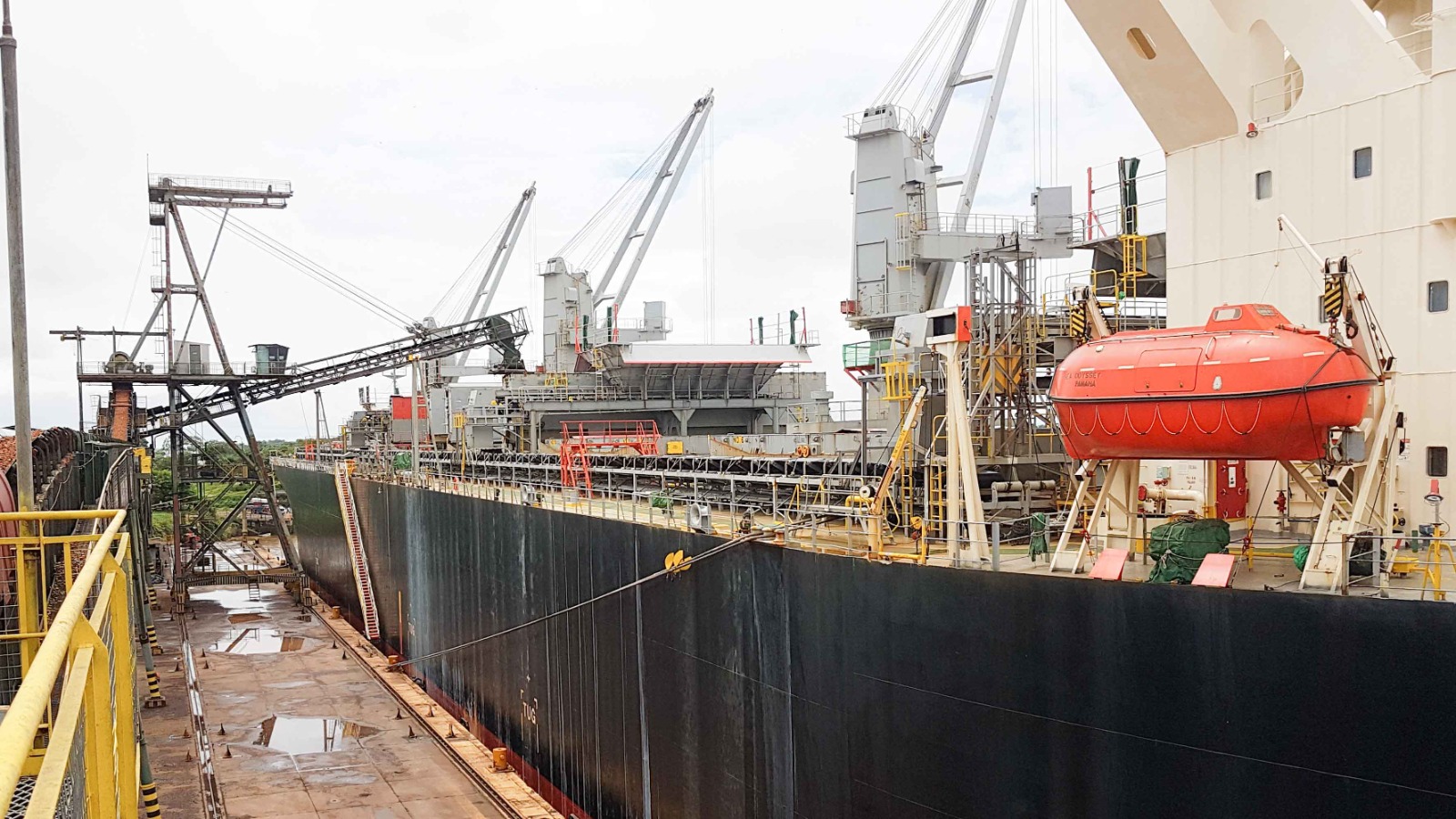 Porto de Santana registra crescimento expressivo na movimentação de soja em 2025